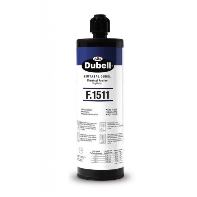 EMS DUBELL F 1511 KİMYASAL DÜBEL 300 ml.