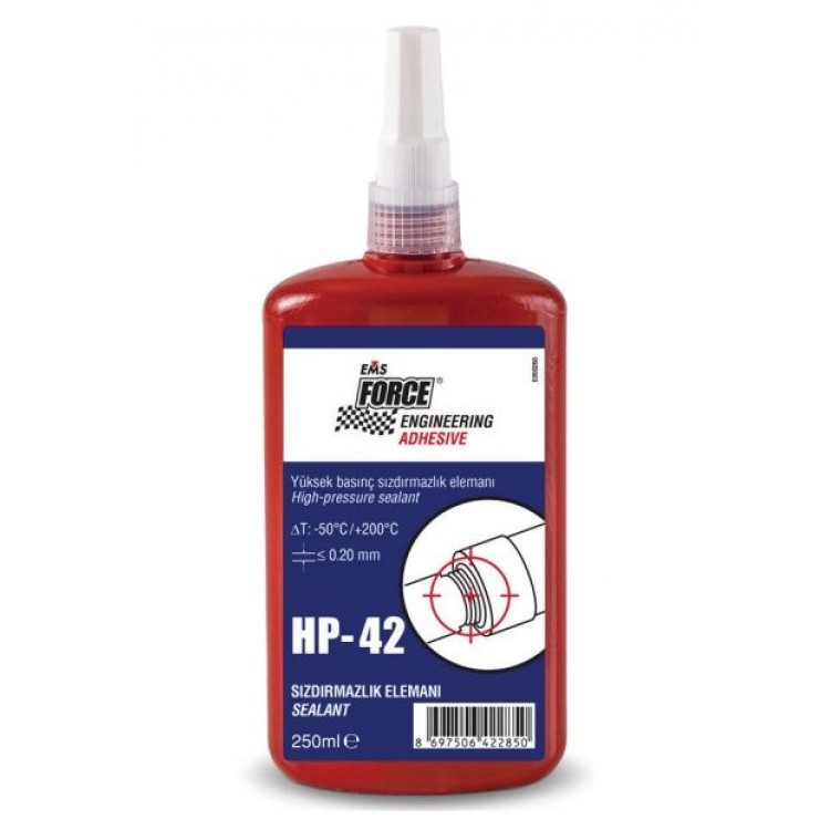 EMS FORCE HP- 42 ANAEROBİC 250 ML  HİDR.SIZD.