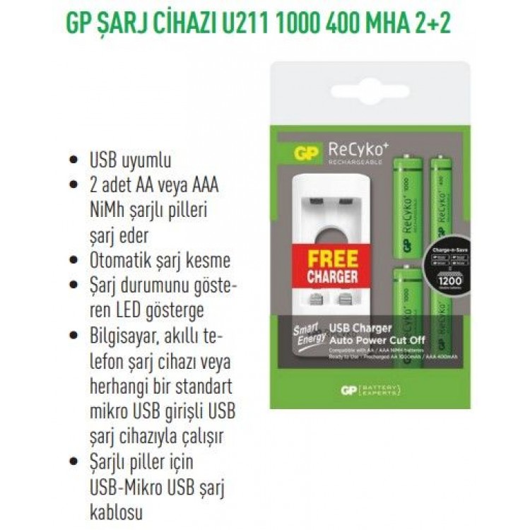 GPU211100/402GB4  ŞARJ CİHAZI U211 1000 400 MHA 2+2