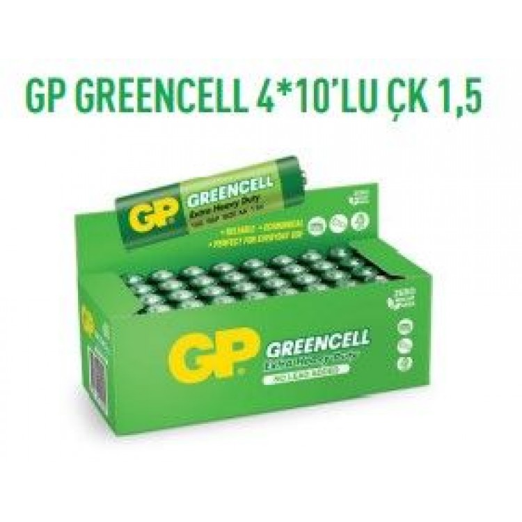 GP15G-2S4  GREENCELL 4*10'LU ÇK 1,5V