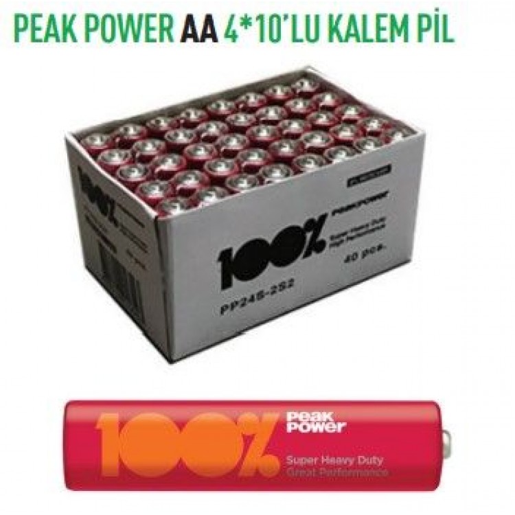 PP15PP2S4  PEAK POWER 4'LÜ 1,5V KALEM PİL