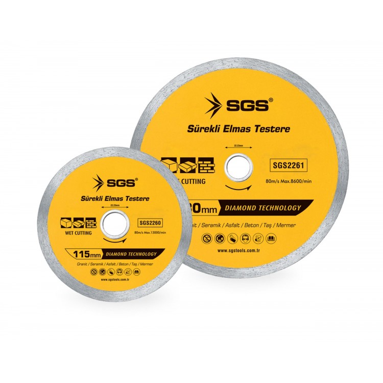 SÜREKLİ ELMAS TESTERE 230MM SÜREKLİ ELMAS TESTERE 230MM
