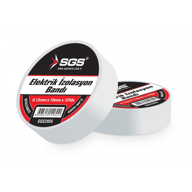 ELEKTRİK İZOLASYON BANDI BEYAZ 19MM*10YRD