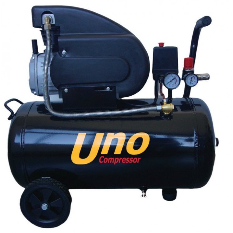 UNOCOMPRESSOR Direct Drive Kompresör 50 Lt 2850 RPM ( BAKIR SARGILI MOTOR )