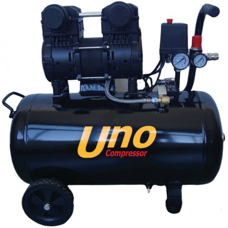 UNOCOMPRESSOR Yağsız ve Sessiz Kompresör 50 Lt 2850 RPM ( BAKIR SARGILI MOTOR )